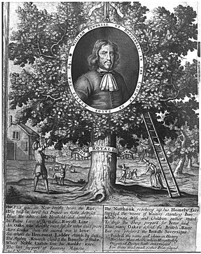 William Pendrill and the Boscobel Oak, c.1700 by English School